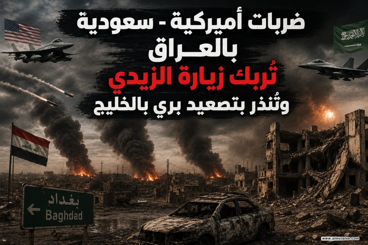 ضربات أميركية_سعودية بالعراق تُربك زيارة الزيدي وتُنذر بتصعيد بري بالخليج